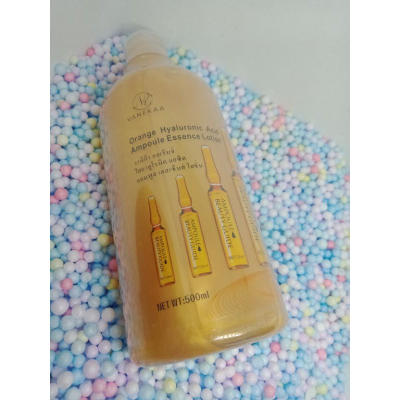 ครีมทองคำ Vanekaa Orange Hyaluronic Acid Ampoule Essence Lotion