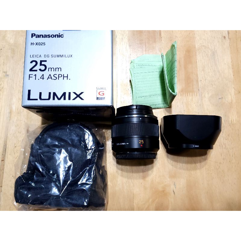 Panasonic Leica DG Summilux 25mm f1.4 ASPH อดีดศูนย์