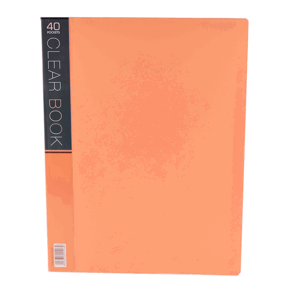 Cbe Merry Colour Clear Book VK40 A4 - สีส้ม (รายการ No: B10-56 O) A1R5B27
