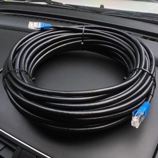 Cable Cat5e Outdoor30M สายแลน(ภายนอกอาคาร)สำเร็จรูปพร้อมใช้งาน ยาว 30 เมตร (Black)