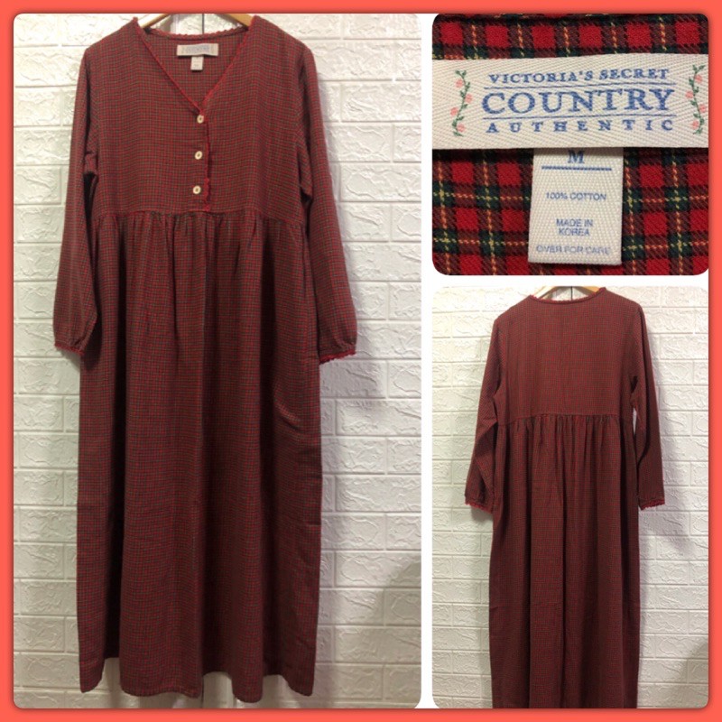 เดรสยาว แบรนด์ Vitoria Secret คันทรีสไตล์