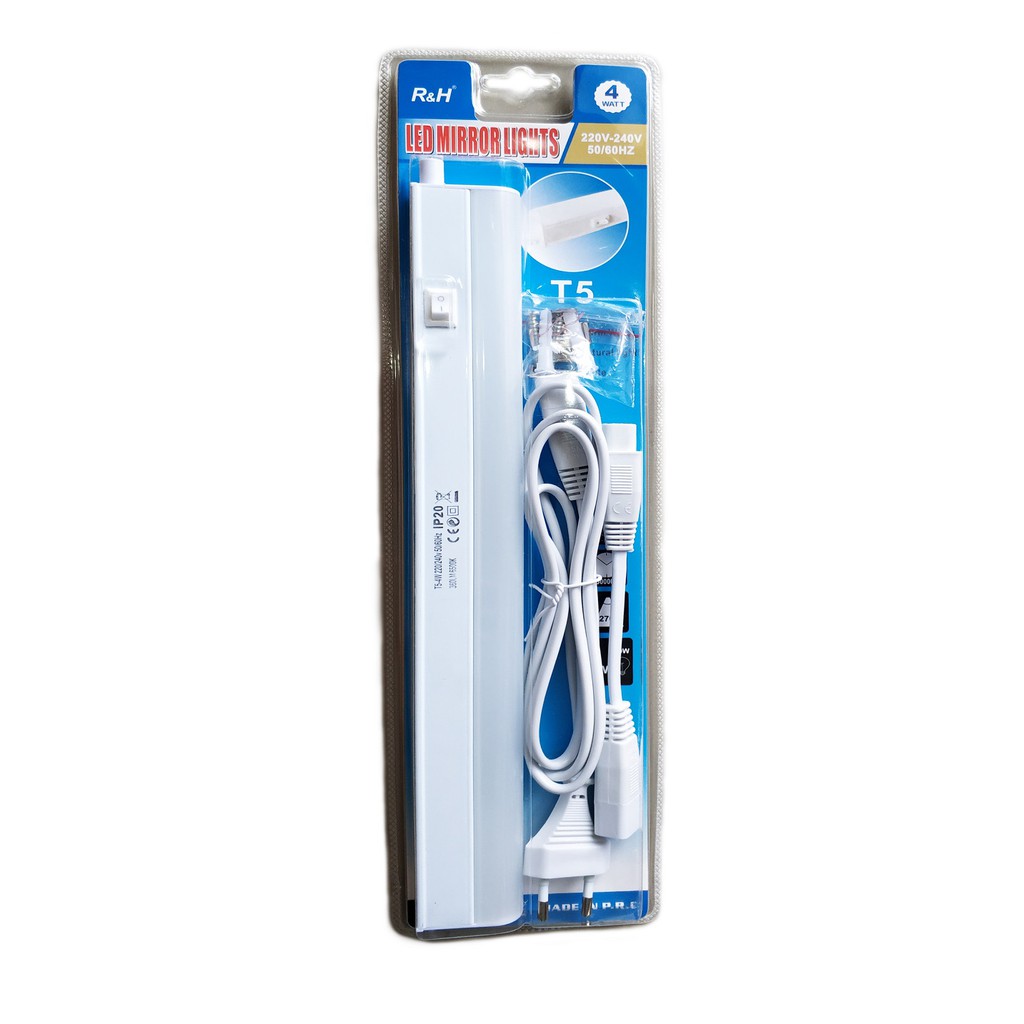 ชุดรางไฟ LED T5 Seamless ยี่ห้อ R&H รุ่น 4W ความยาว 0.3M