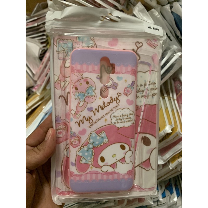 เคส Oppo A9 2020,A5 2020 ประกบหน้าหลังลาย การ์ตูน พร้อมฟิล์มกระจกกันแตกเต็มจอ ลายเดียวกับเคส