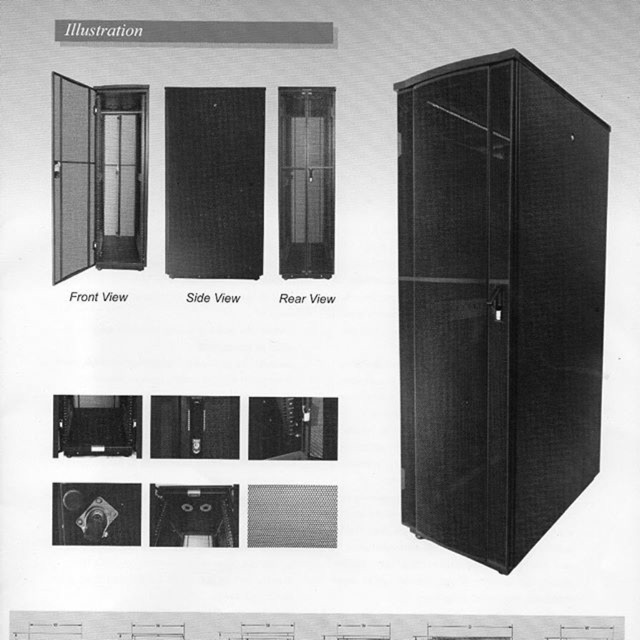 ตู้CURVE 19” HIGH PERFORATION EXPORT SERVER RACKลดเพิ่ม5-35% #0