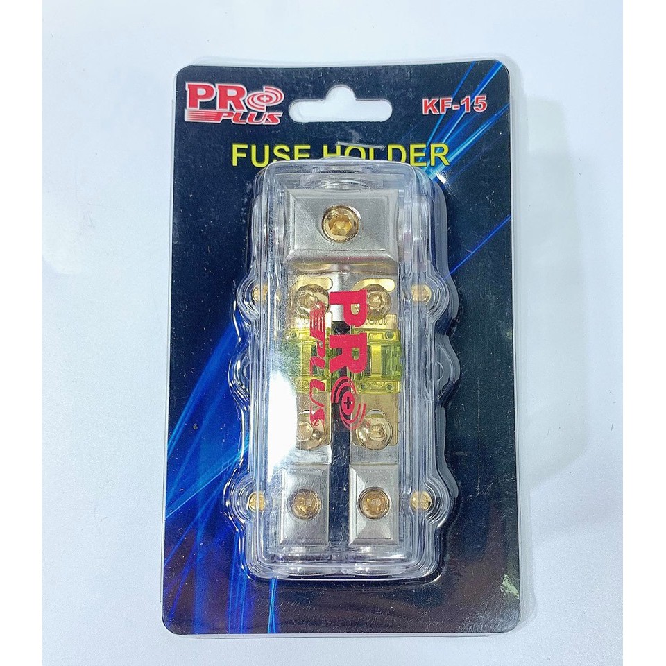 ฟิวส์เครื่องเสียงรถยนต์แบบก้ามปู เข้า 1 ออก 2 ยี่ห้อ PRO PLUS รุ่น KF-15 (ขนาด 100A x2)