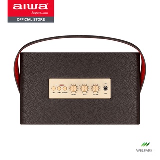  ผ่อน 0AIWA Retro Heritage Bluetooth Speaker ลำโพงบลูทูธพกพา BASS  img 3