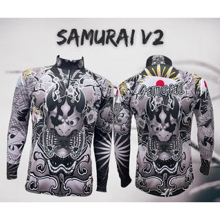 JK Thailand เสื้อตกปลา SAMURAI V2 ป้องกันรังสี UV 80% แห้งเร็ว