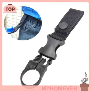 Myhom ไนลอน Molle สายรัดกระเป๋าเป้สะพายหลังตะขอแขวน Carabiner ขวดน้ําหัวเข็มขัดตะขอ