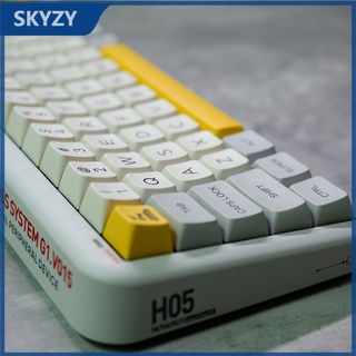 industry keycap MDA Profile retro สไตล์ 127 คีย์ PBT Dye sublimation คีย์บอร์ด keycap