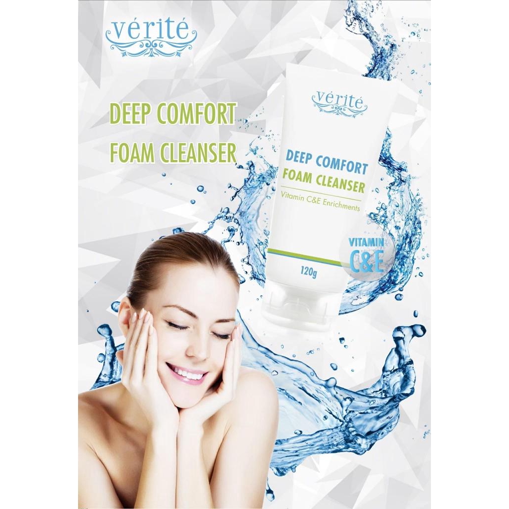verite deep comfort foam cleanser