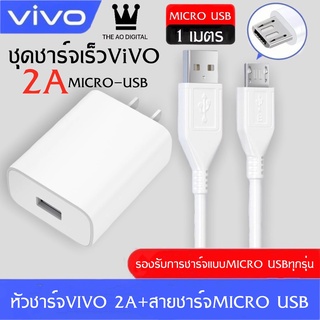 ชุดชาร์จวีโว่ 2A หัวชาร์จ + สายชาร์จMicro ชาร์จเร็ว 10w Charger Set BY THEAODIGITAL