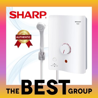 SHARP เครื่องทำนํ้าอุ่น รุ่น WH-34 (3500W) มีบริการติดตั้ง (โค้ดรับเงินคืน TSZB6ZX5)