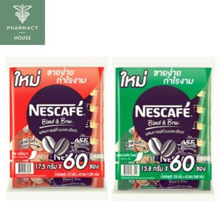 Nescafe Blend &amp; Blew เนสกาแฟ 60 ซอง