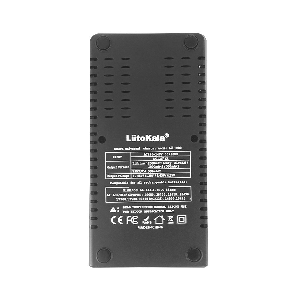 เครื่องชาร์จถ่าน LiitoKala Lii-PD2 รองรับ 26650，21700，20700, 18650, 18490, 18350 AA AAA - Battery Charger（ของแท้100%)