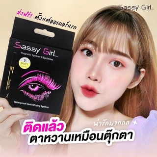 sassy girl ขนตาแม่เหล็ก อายไลเนอร์แม่เหล็ก ติดง่ายมาก ติดทนไม่มีหลุด