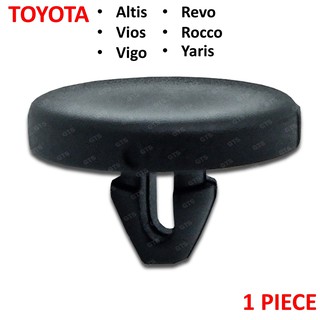 พลาสติก รองสวิทซ์ไฟเบรค ยางสวิตซ์เบรค 1 ชิ้น สีดำด้าน สำหรับ Toyota Altis,Vios,Vigo,Revo,Rocco, Yaris ป 2008-2021