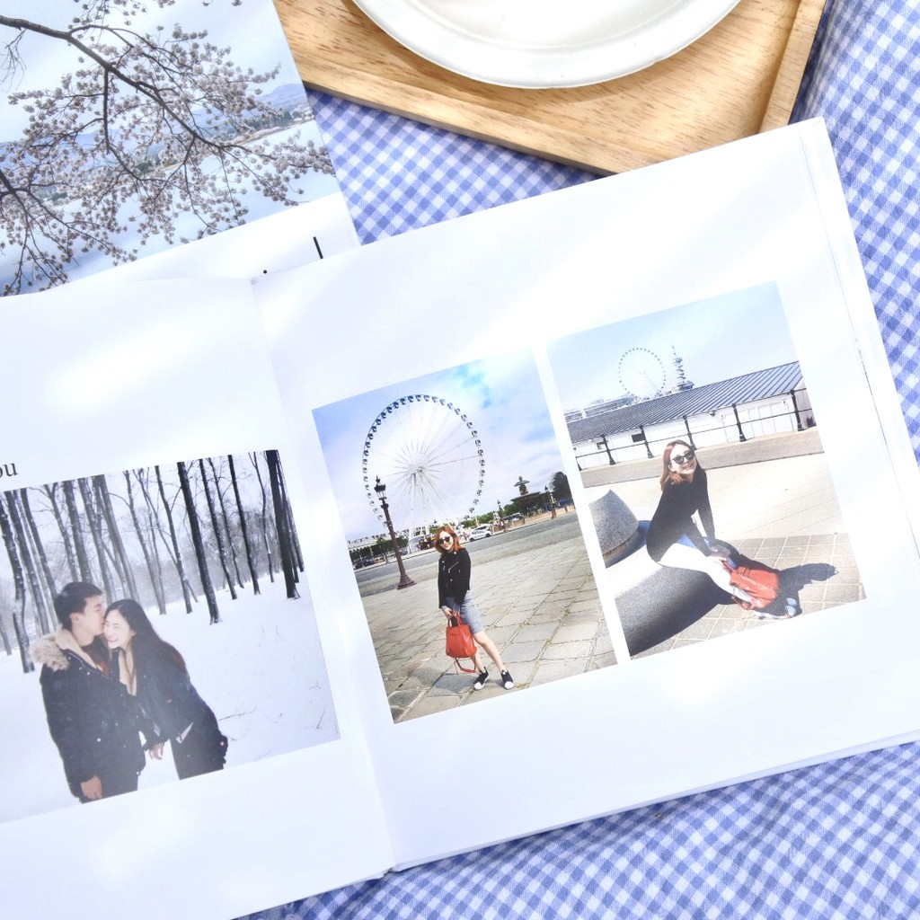 Photobook: โค้ดแลกซื้อ โฟโต้บุ๊คปกแข็ง 8x8 นิ้ว ใส่รูปไม่จำกัด ทำได้เองบนแอป, จำนวน 20 หน้า #8