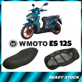 Wmoto ES125 ผ้าคลุมเบาะรถจักรยานยนต์ สกูตเตอร์ 3D / ที่นั่ง Kusyen Motosikal