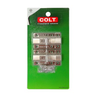 COLT กลอนห้องน้ำสแตนเลส รุ่น 500SS กลอนห้องน้ำสแตนเลส(DOOR BOLT) ผลิตจากสแตนเลสคุณภาพดี มีความแข็งแรง ทนทาน ไม่เป็นสนิม