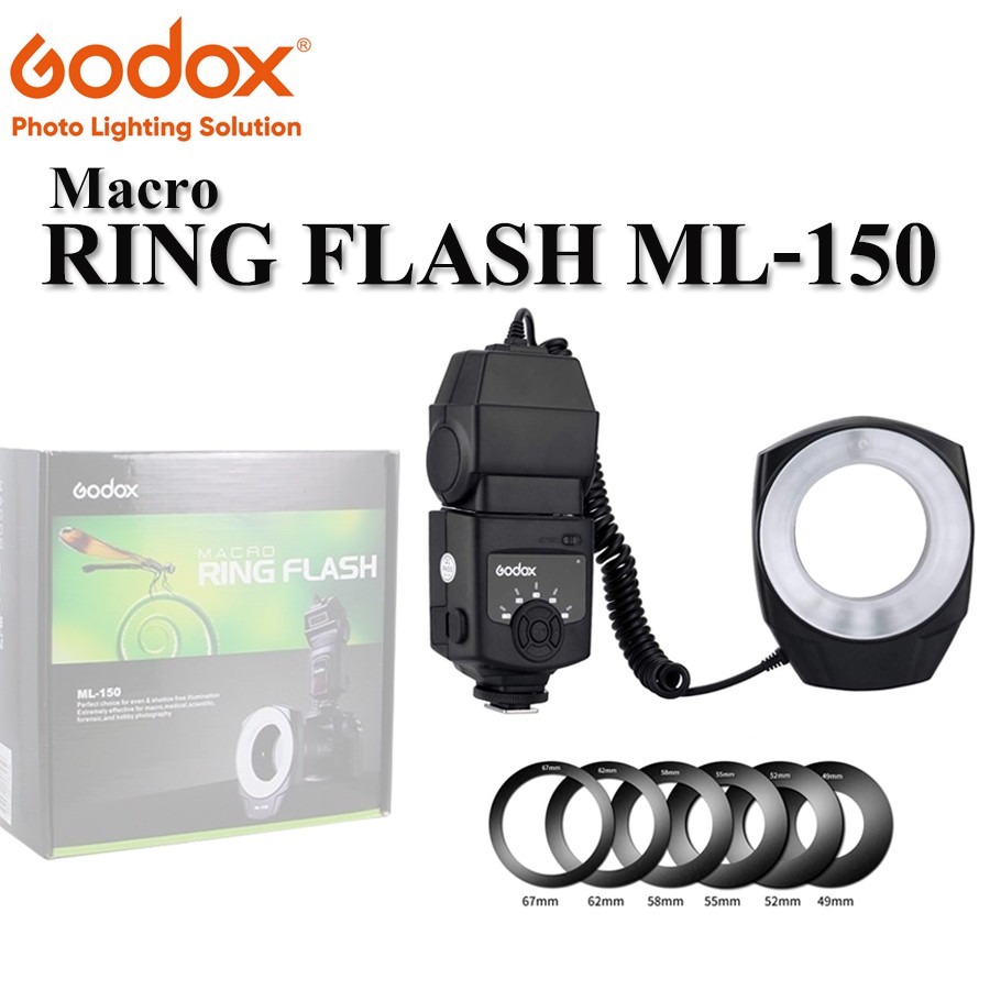 Godox ML150 Macro Ring Flash สำหรับกล้อง CanonNikon (รับประกัน 1ปี