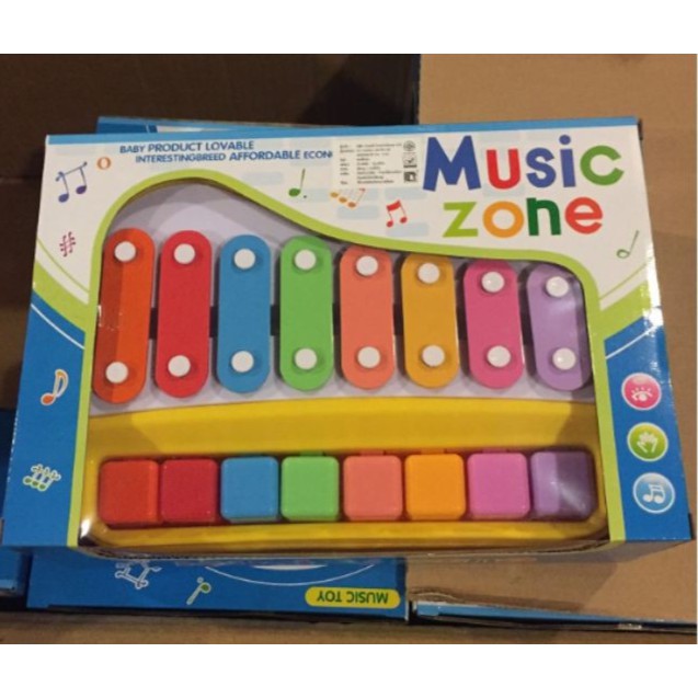 ระนาดออร์แกนเปียโน ระนาดรูปเปียโน 2in1 ของเล่นเครื่องดนตรี - รูปที่ 6