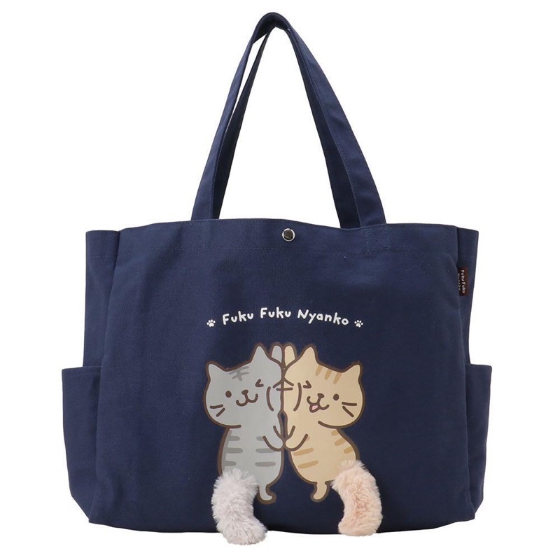 กระเป๋า Tote Canvas fuku fuku nyanko