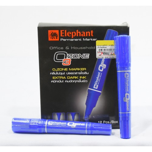 🖍 ปากกาเคมี ตราช้าง Elephant รุ่น o3zone ยกโหล