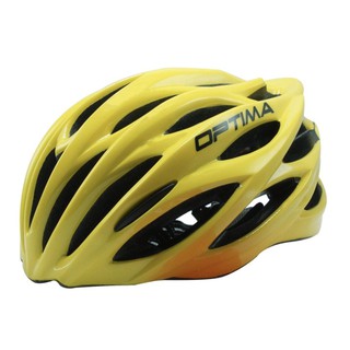 OPTIMA หมวกจักรยาน RACE สีเหลือง Size S/M 54-58