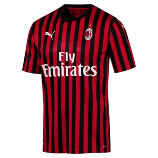 เสื้อกีฬาแขนสั้น ลายทีม AC Milan Home 19/20