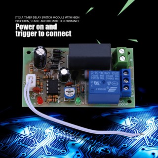 [Ready Stock] ซื้อ 2 ชิ้น รับส่วนลด 2% AC220V Input/Output Trigger Timer Delay Switch Module