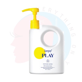 ลด 18% {โค้ด 8MZCRVW} [พร้อมส่ง] Supergoop! PLAY Everyday Lotion with Sunflower Extract Sunscreen SPF 50 / 532ml