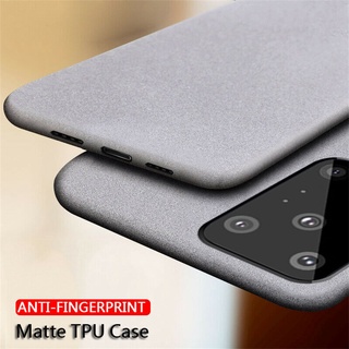 แบบด้าน เคส Soft Case Ultra Thin Sandstone Matte Phone Cover Samsung Galaxy S20 Plus S21 Ultra S20 FE