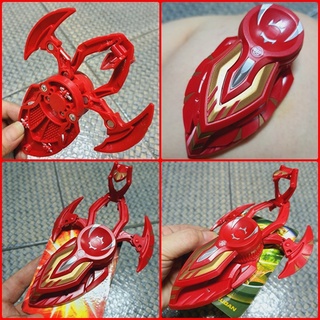 บาคุกัน Bakugan Brawlers Base Action Figure Transform ฐานวางบาคุกัน สีแดง ฐานทัพ สำหรับวางฟิกเกอร์