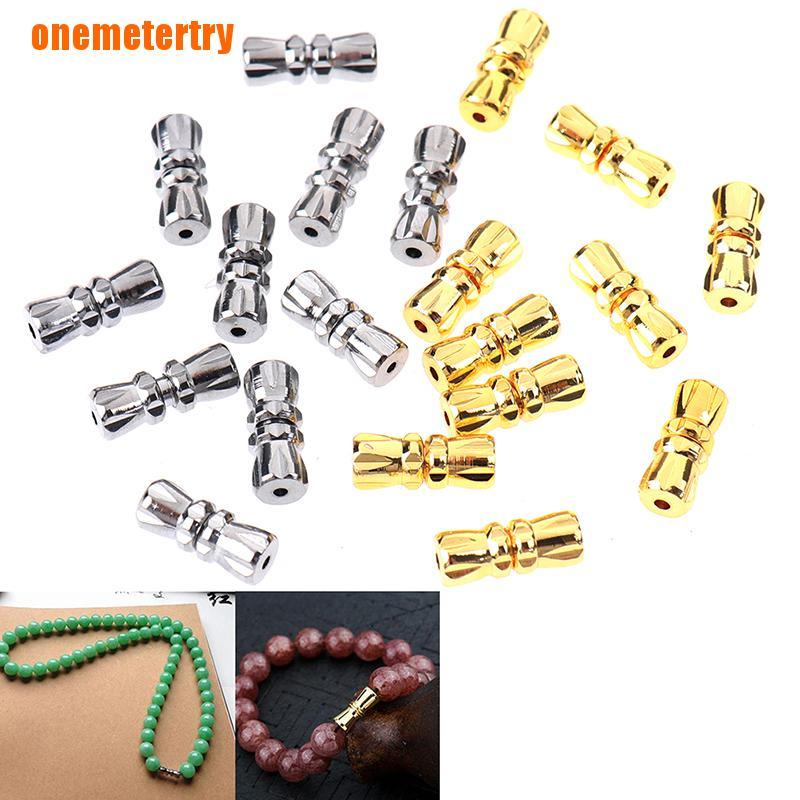 มิเตอร์ 10 ชิ้นสกรู Clasp สกรู Claspsps สําหรับ Diy สร้อยข้อมือสร้อยคอ