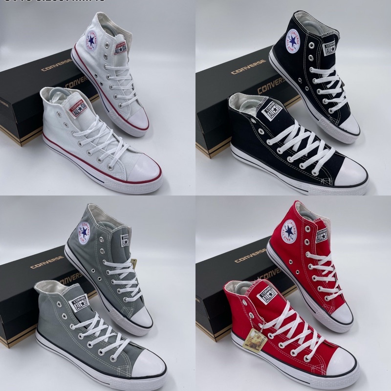 ลงเท้าหุ้มข้อ รุณ Converse all star Classic มีไซส์ 36 ถึง 45 มีหลายสีให้เลือก รับประกัน สินค้าสินค้าถ่ายจากรูปจริง