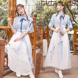 ชุดจีน เครื่องแต่งกาย Hanfu สไตล์จีนคลาสสิก