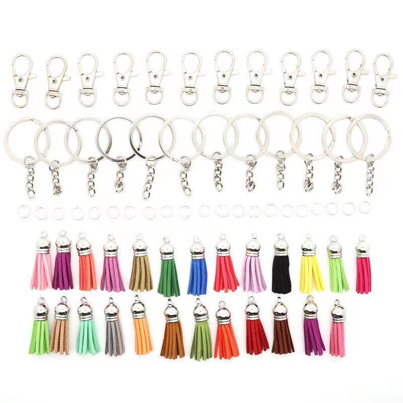 ขายส่ง!จี้พู่ แฮนด์เมด สีเงิน สีทอง สําหรับทําเครื่องประดับ สร้อยคอ พวงกุญแจ แฮนด์เมด diy จี้พู่จีน พวงกุญแจพู่หนังสไตล์วินเทจ