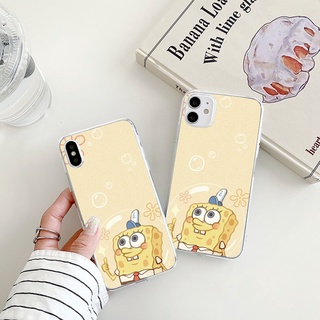 SpongeBob SquarePants เคสไอโฟน 14 pro max 8พลัส เคส Cartoon iPhone 7 cover 13 12 11 pro max Xr Xs X  8 plus se2020 case