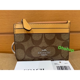 กระเป๋า Coach ใส่บัตร ใส่พวงกุญแจ ใส่เหรียญ แท้ 💯 %