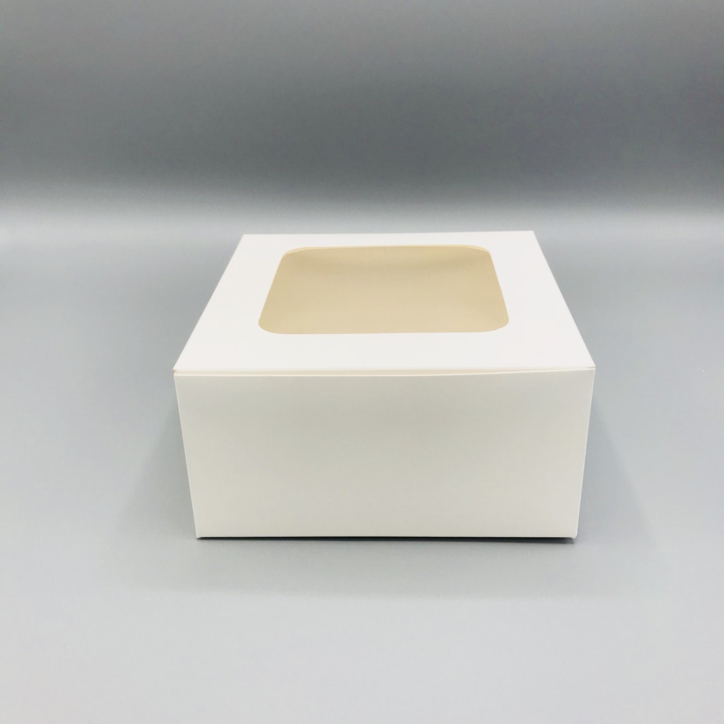Treebox กล่องสแน็ค/เค้กครึ่งปอนด์15*15*7.5(แพค 10 ชิ้น)