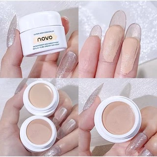 NOVO 5373 คอนซิลเลอร์เนื้อครีม คอนซีลเลอร์ปกปิดรอยดำรอยแดง รอยสิว ใต้ตาคล้ำ กันน้ำ ติดทน โนโว HD Bright Cream Concealer