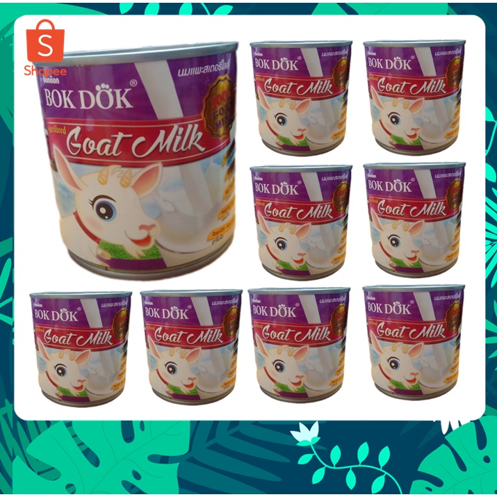 24 กระป๋อง BokDok Goat Milk นมแพะ สุนัข แมว 400 mL ยกลัง