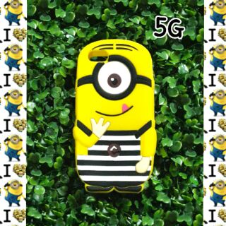 พร้อมส่งเคสซิลิโคนมินเนี่ยนสำหรับไอโฟน5/5S ราคา 110 บาท ส่งฟรี