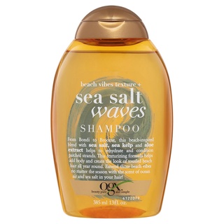 OGX Sea Salt Waves Shampoo 385ml โอจีเอ็กซ์ แชมพู ซีซอลท์ เวฟ 385 มล.