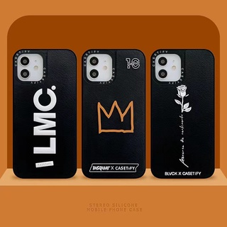 🎁ส่งของขวัญ🎁เคสไอโฟน12 13 มงกุฎ ดอกกุหลาบ  casetify case for Iphone 11 12 pro max 6s 7 8 plus X XR 2020 SE 7 TPU เคส