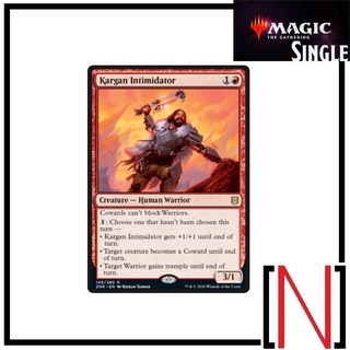 [MTG][Single][ZNR] Kargan Intimiddator ระดับ Rare [ภาษาอังกฤษ]