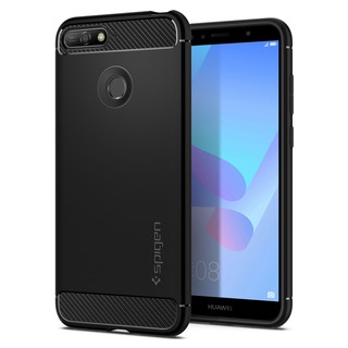 SPIGEN เคส Huawei Y6 Prime (2018) Rugged Armor : Black