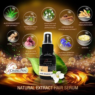 Natural extract hair serum เซรั่มบำรุงผมช้างไพร