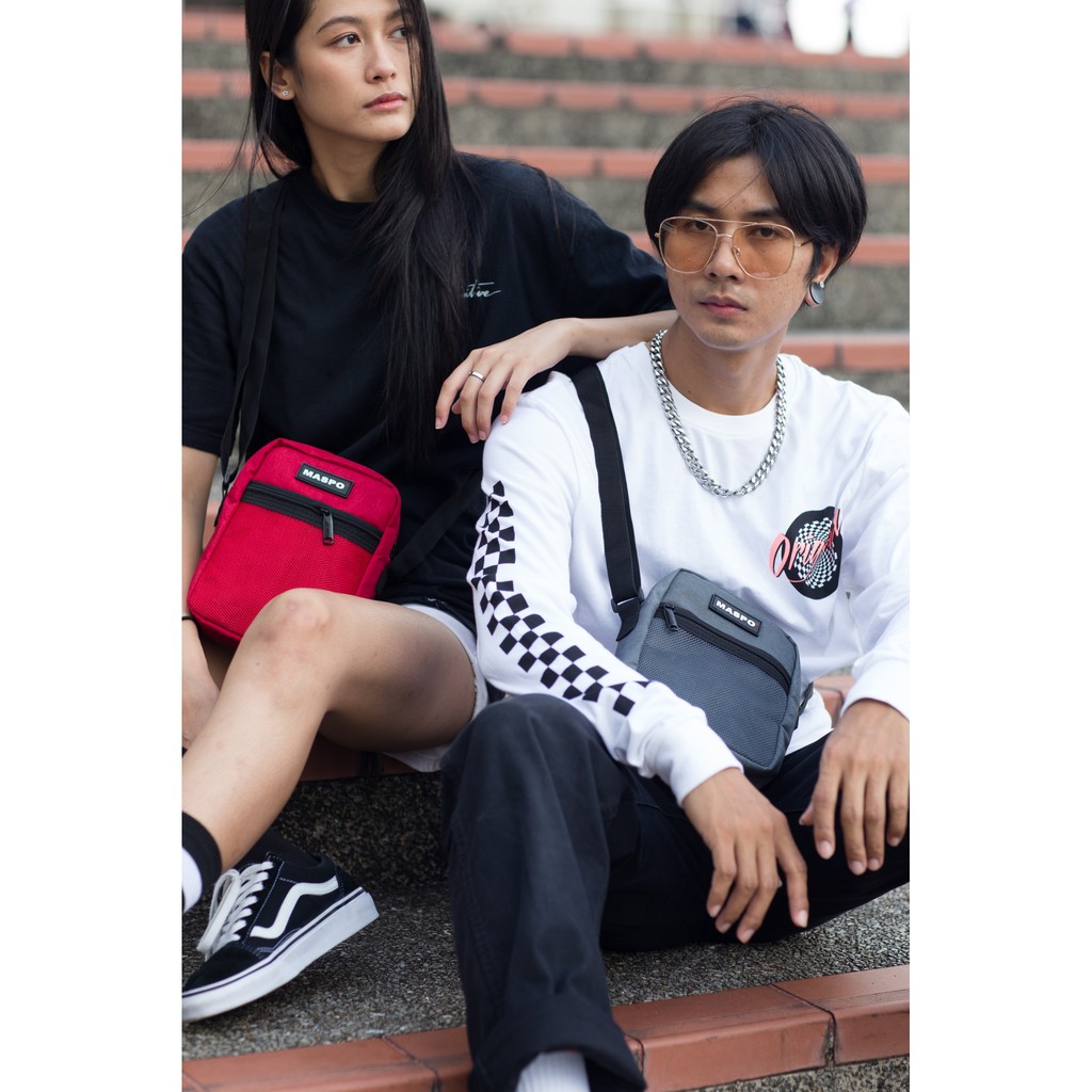 MASPO NT กระเป๋าสะพายข้างตาข่าย