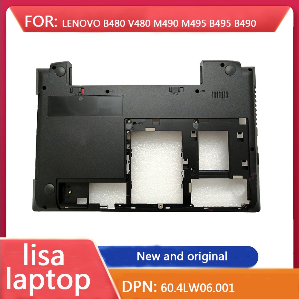 ใหม่ Lenovo B480 V480 M490 M495 B495 B490 ฐานด้านล่างฝาครอบ Lower Case Assembly 11S9020423 60.4LW06.